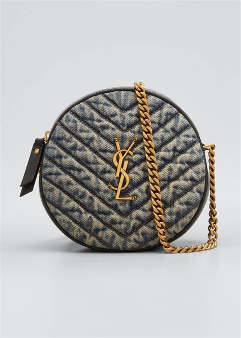 ysl round denim crossbody|YSL crossbody bag cheap.